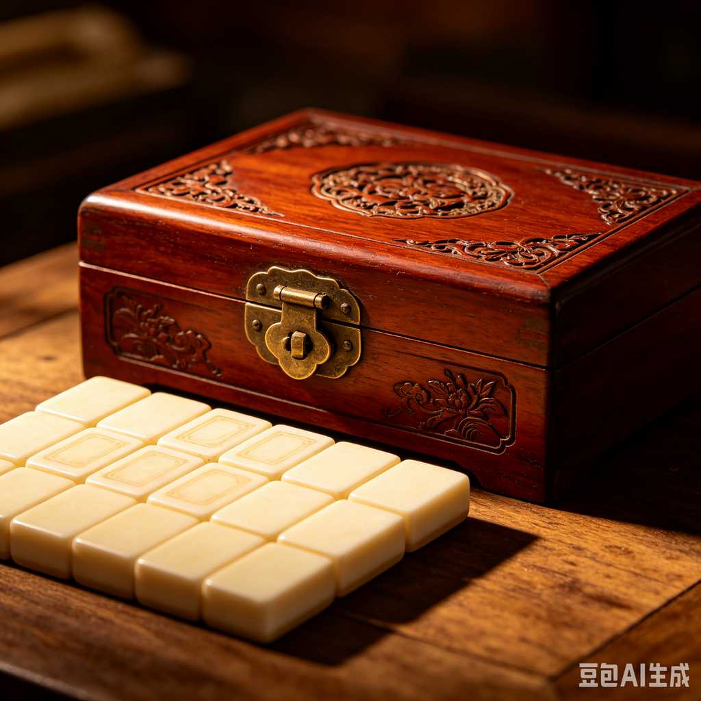 black crystal mahjong tiles
